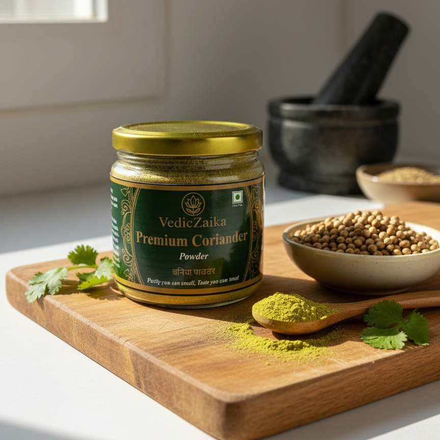 VedicZaika Premiun Coriander Powder ( धनिया पाउडर )