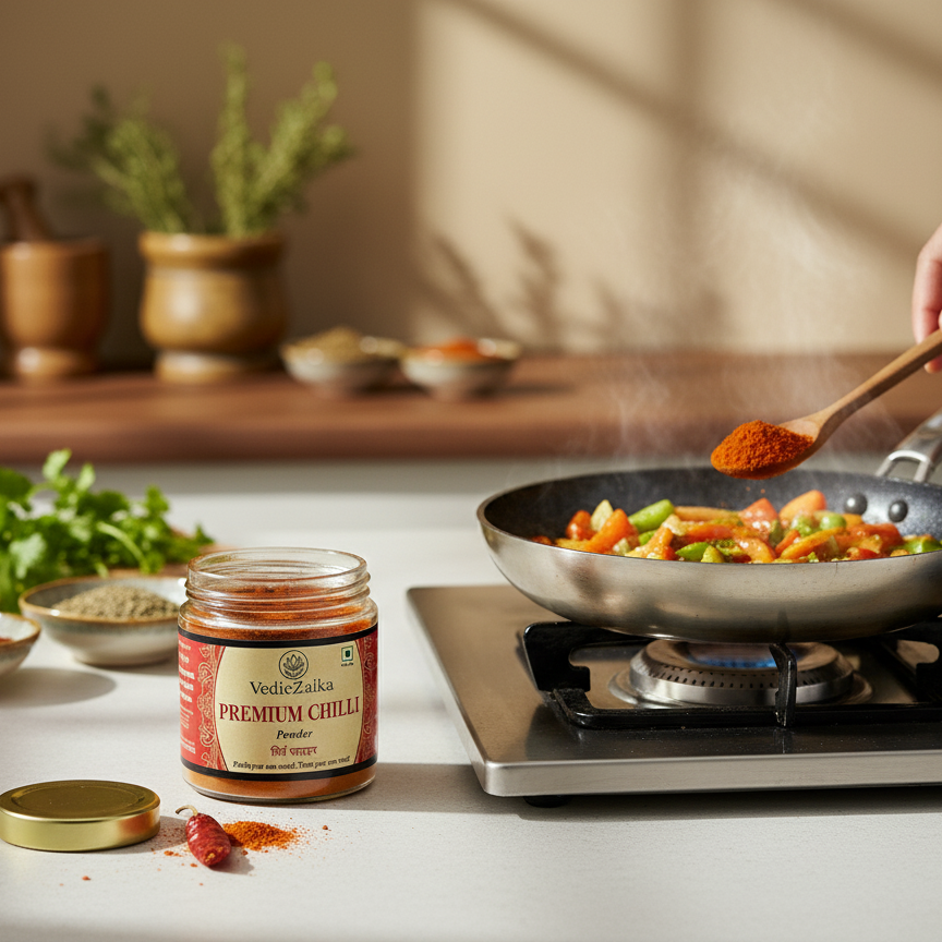 VedicZaika Premiun Chilli Powder( लाल मिर्च )
